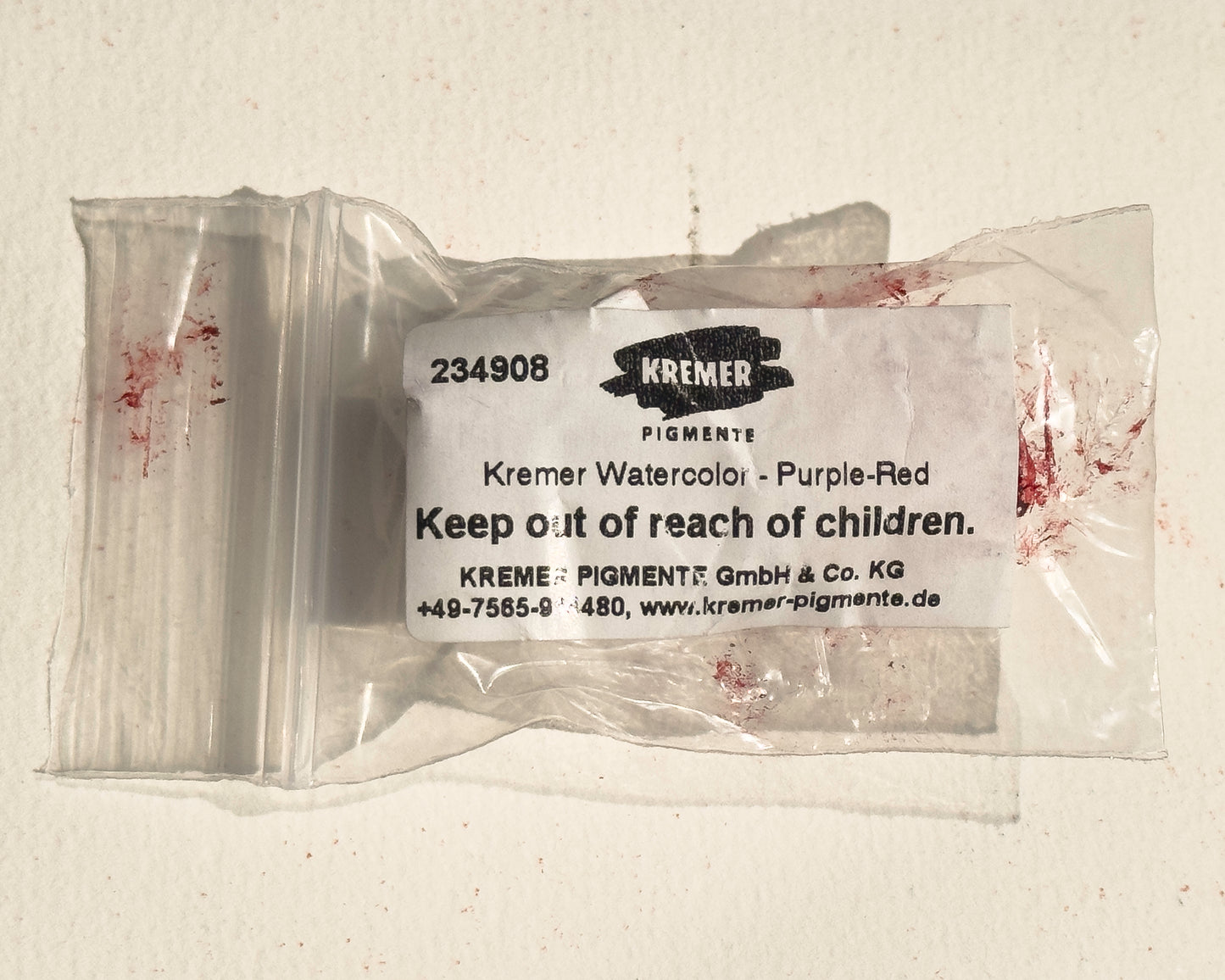 Kremer Watercolor - Purple Red (discontinued, 2 left)
