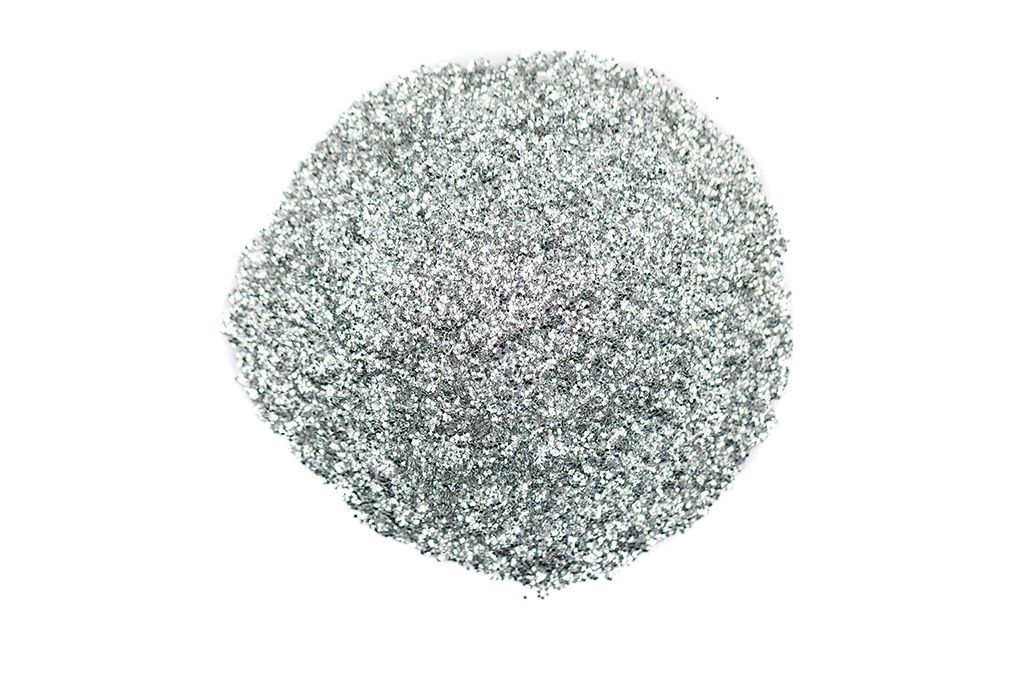 Paillettes argentées, 0,4 x 0,4 mm