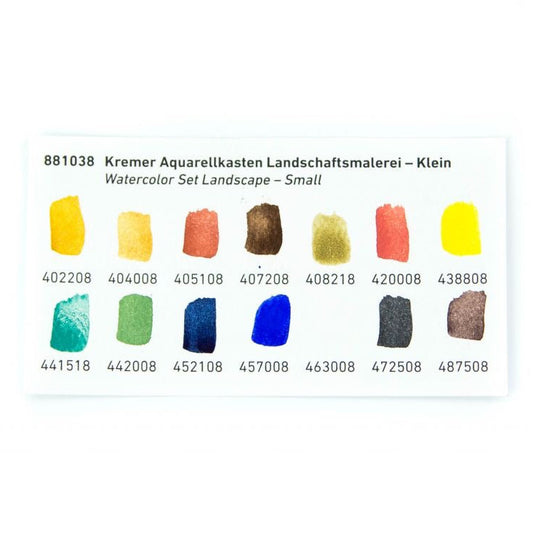 Kremer Watercolor Set: Landscape Painting, small