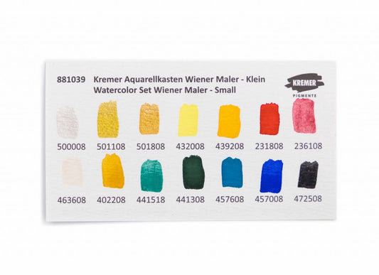Kremer Watercolor Set Viennese Painter - Small