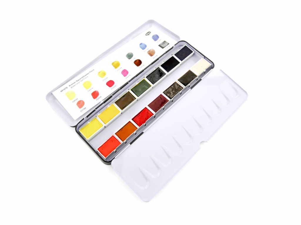 Kremer Watercolor Set Flora