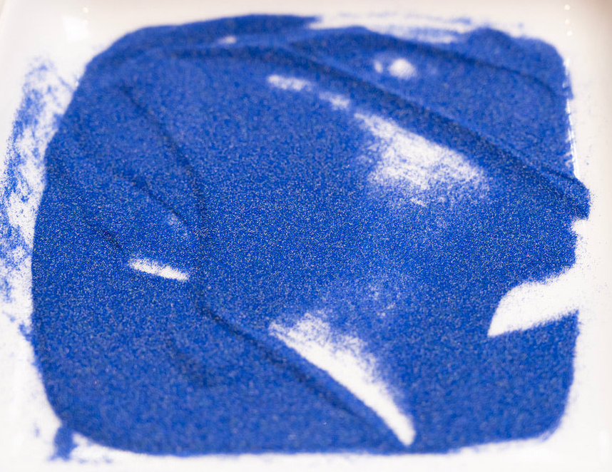 Azurite MP, extra dark, coarse, 100 - 125 µ, PB 30