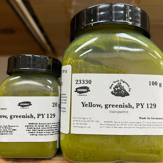 Yellow, greenish, PY 129