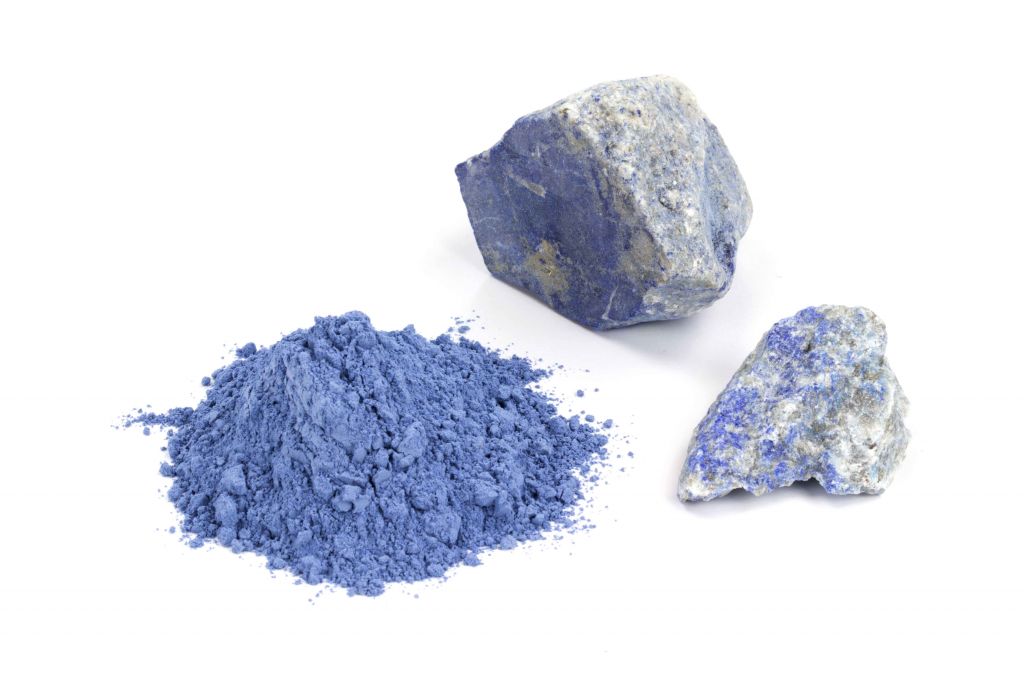 Lapis-lazuli, bleu grisâtre