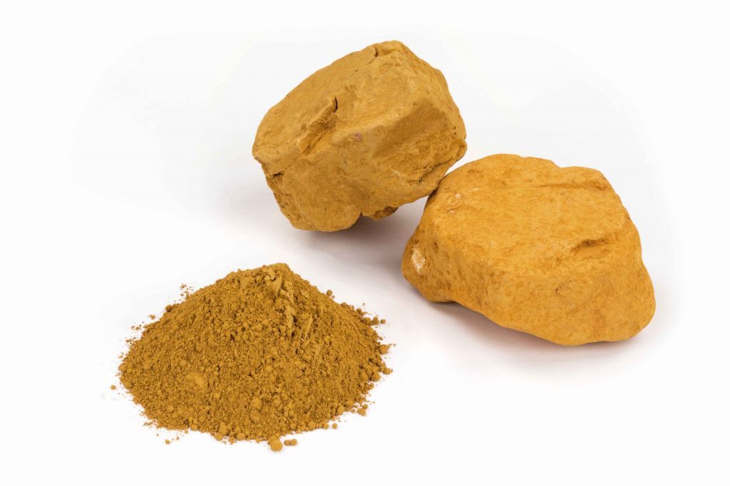Yellow Moroccan Ochre, in pieces