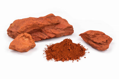 Ocre rouge du Maroc, en morceaux