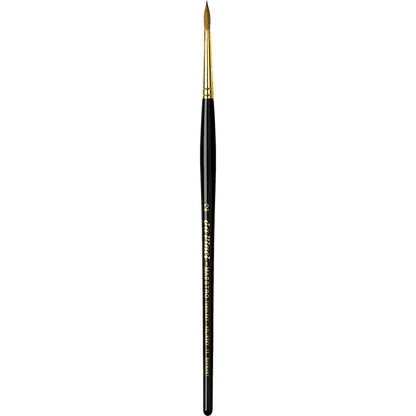 "MAESTRO" Selected Siberian Kolinsky Red Sable Round: Full Belly English shape, da Vinci Series 11