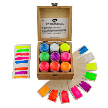 Set of 9: Fluorescent Pigment Selection