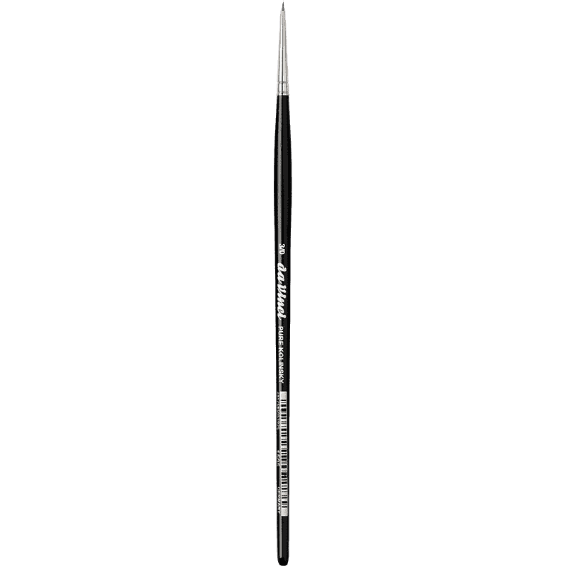Extra Short Selected Kolinsky Red Sable Retouch Brush, da Vinci Series 1505