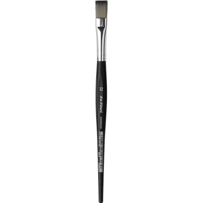 SYNTHETIC BRUSH, flat elastic grey synthetic fibres - Muiti Media, da Vinci Series 3374