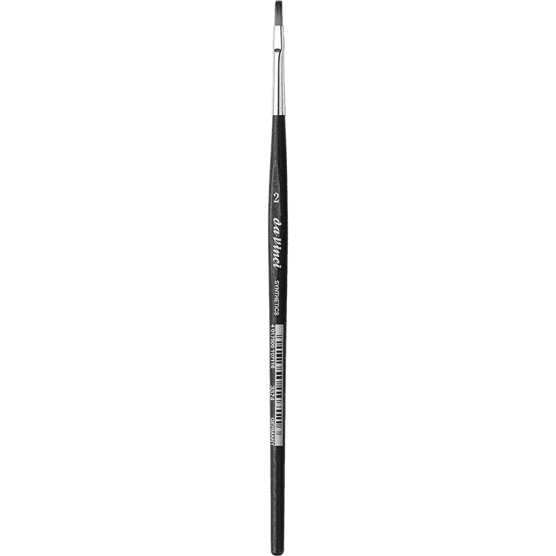 SYNTHETIC BRUSH, flat elastic grey synthetic fibres - Muiti Media, da Vinci Series 3374
