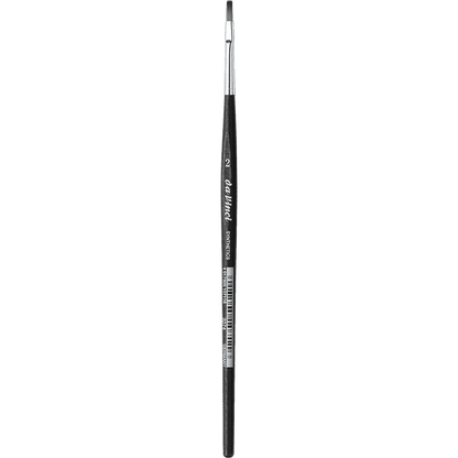 SYNTHETIC BRUSH, flat elastic grey synthetic fibres - Muiti Media, da Vinci Series 3374
