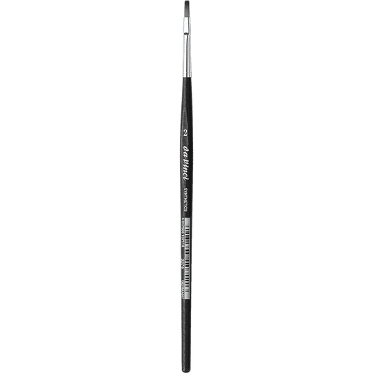 SYNTHETIC BRUSH, flat elastic grey synthetic fibres - Muiti Media, da Vinci Series 3374