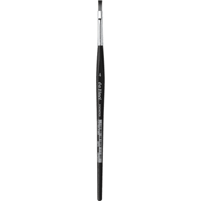 SYNTHETIC BRUSH, flat elastic grey synthetic fibres - Muiti Media, da Vinci Series 3374