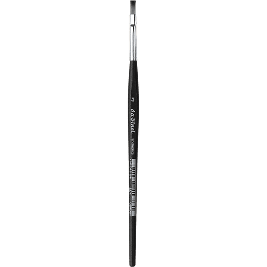 SYNTHETIC BRUSH, flat elastic grey synthetic fibres - Muiti Media, da Vinci Series 3374