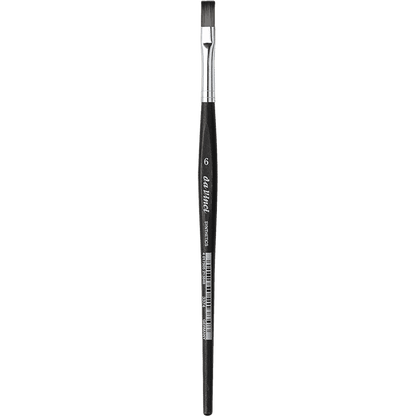 SYNTHETIC BRUSH, flat elastic grey synthetic fibres - Muiti Media, da Vinci Series 3374