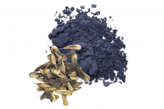 Indigo made of Woad