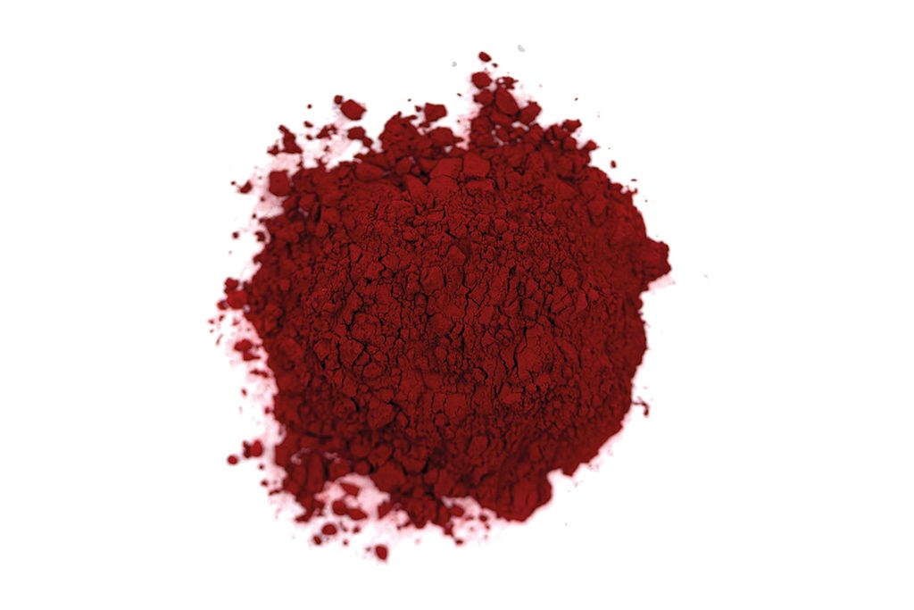 Madder Lake made of roots, Dark Red