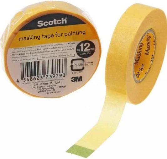 3M Painting Masking Tape, 12mm (.47 inches)