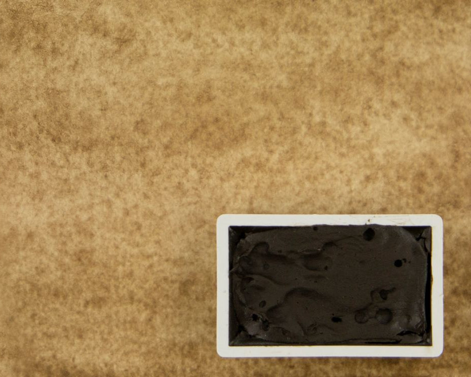 Kremer Watercolor - Raw Umber, greenish dark