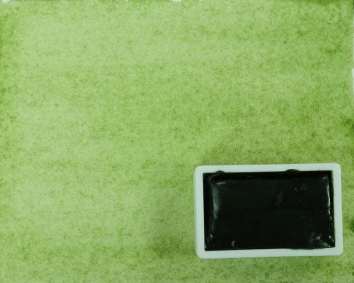 Kremer Watercolor - Bohemian Green Earth, genuine