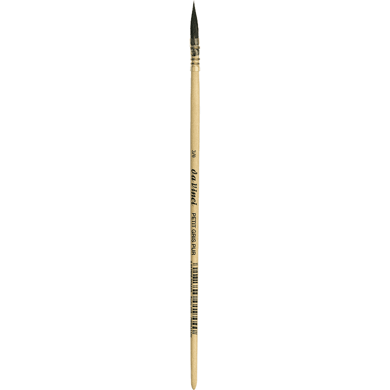 Petit Gris Pur Quill Watercolor Mop Squirrel Hair, da Vinci Series 418