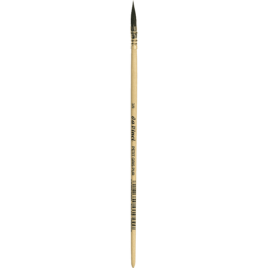 Petit Gris Pur Quill Watercolor Mop Squirrel Hair, da Vinci Series 418