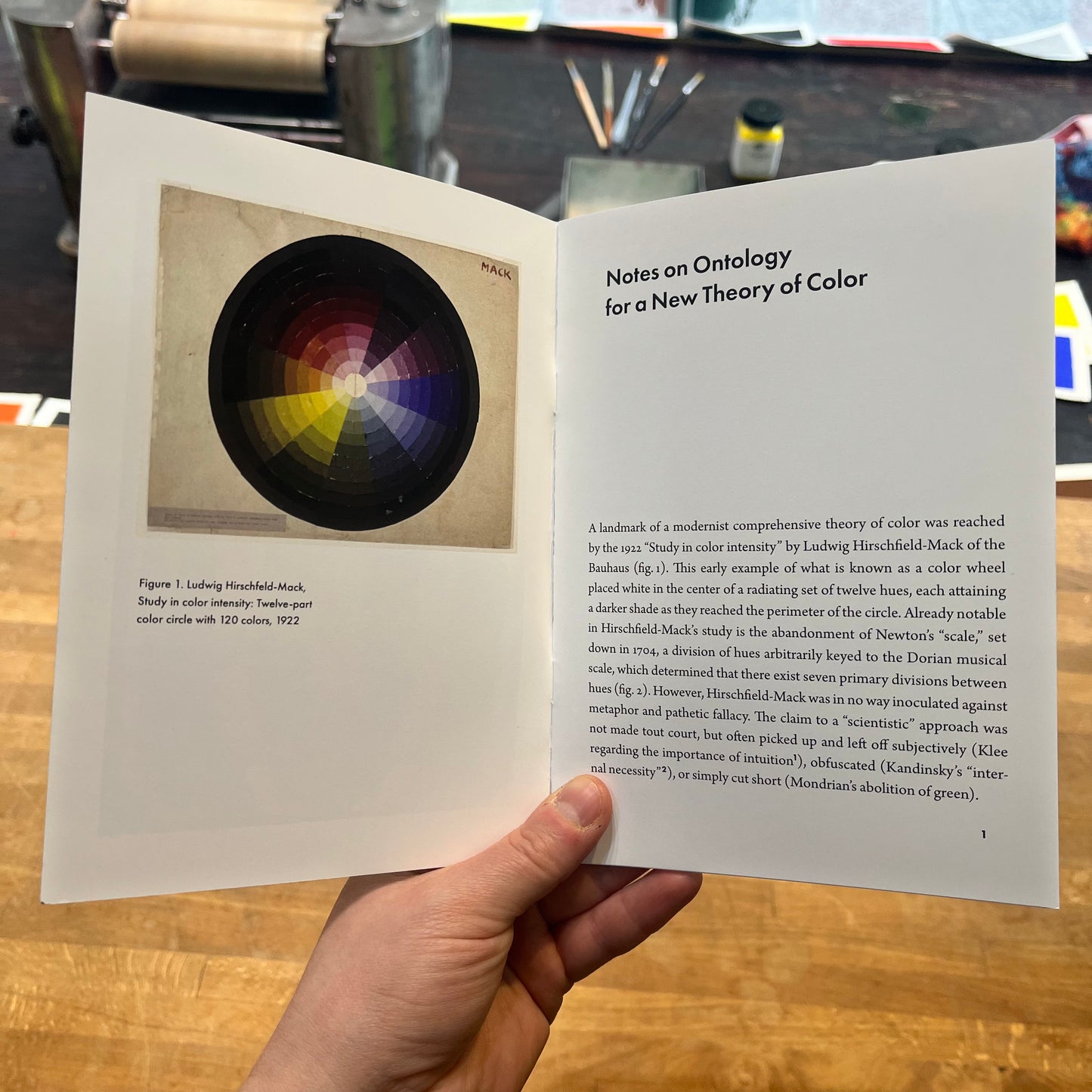"Notes on Ontology for a New Theory of Color" by Justin Lieberman