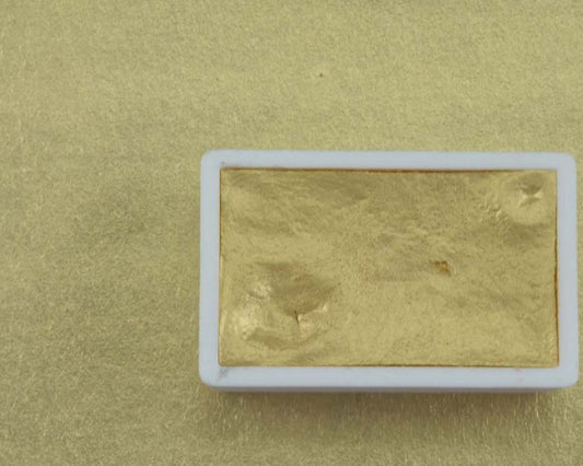 Kremer Watercolor - IRIODIN®320 BRIGHT GOLD PEARL, Pale Gold