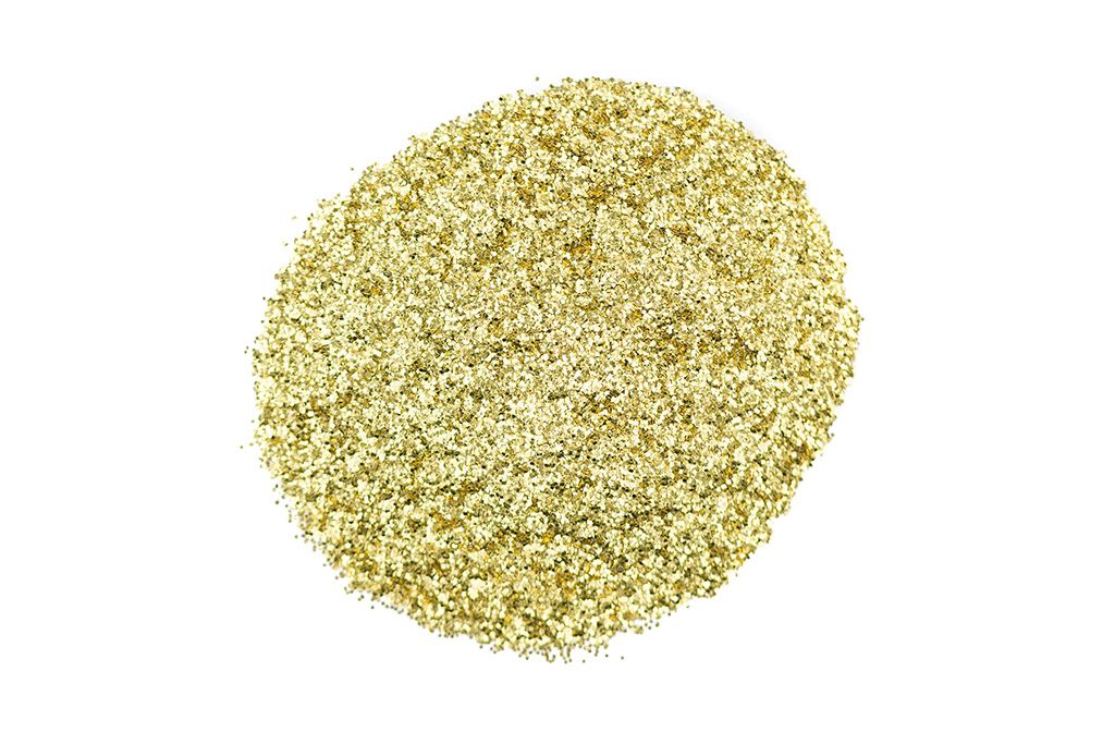 Paillettes dorées, 0,4 mm x 0,4 mm