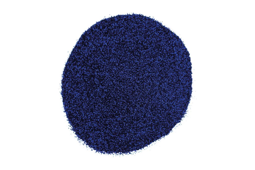 Paillettes polyester, bleu roi
