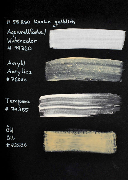 Kaolin, jaunâtre