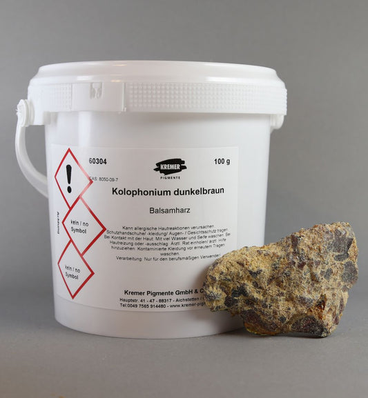 Colophony, dark brown