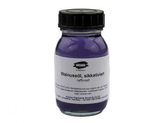 Walnut Oil, siccativated