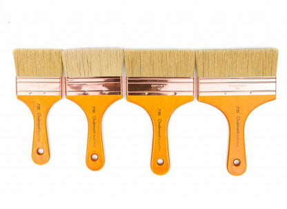 Pinceau plat pour vernis et gesso