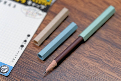 Seashell Resin Pencil Extenders, Set of 3