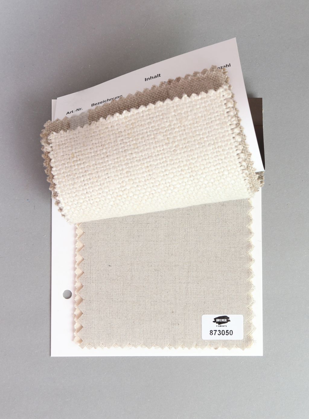 Linen Canvas Sample Book