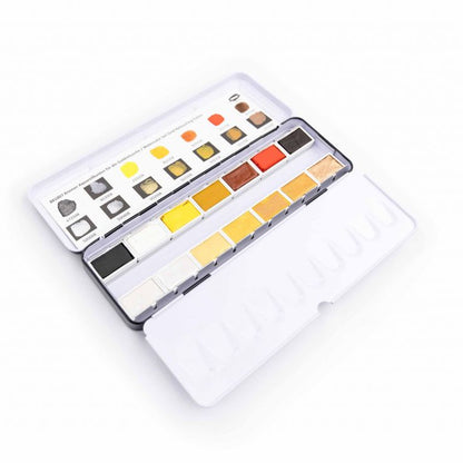 Kremer Watercolor Set: Gold Retouching Colors