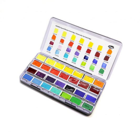 Kremer Watercolor Set: Hard Edge