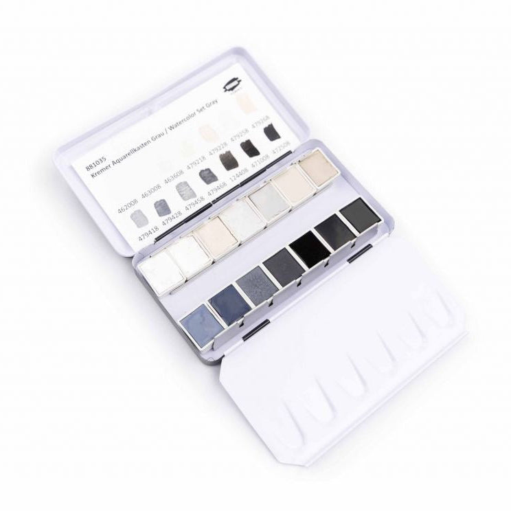 Kremer Watercolor Set: Gray