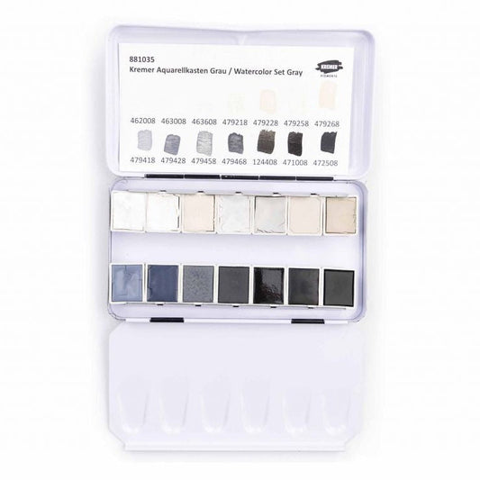 Kremer Watercolor Set: Gray