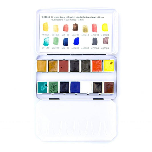 Kremer Watercolor Set: Landscape Painting, small