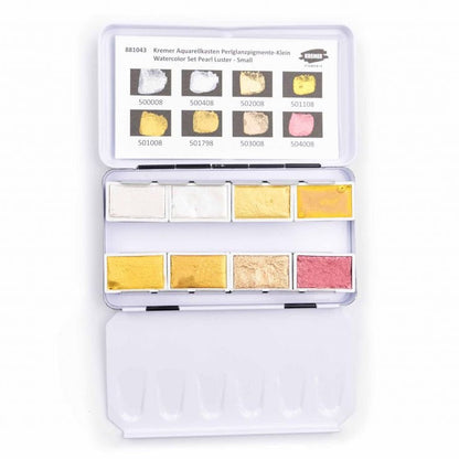 Kremer Watercolor Set: Pearl Luster, small