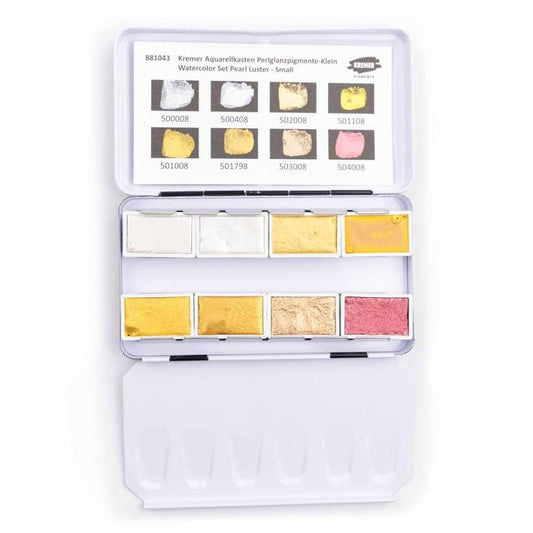 Kremer Watercolor Set: Pearl Luster, small