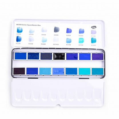 Kremer Watercolor Set: Blue