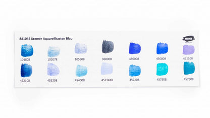 Kremer Watercolor Set: Blue