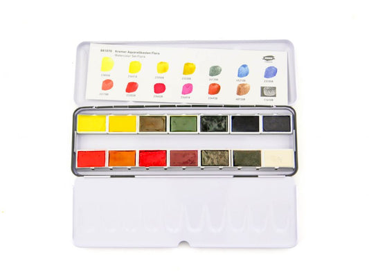 Kremer Watercolor Set Flora