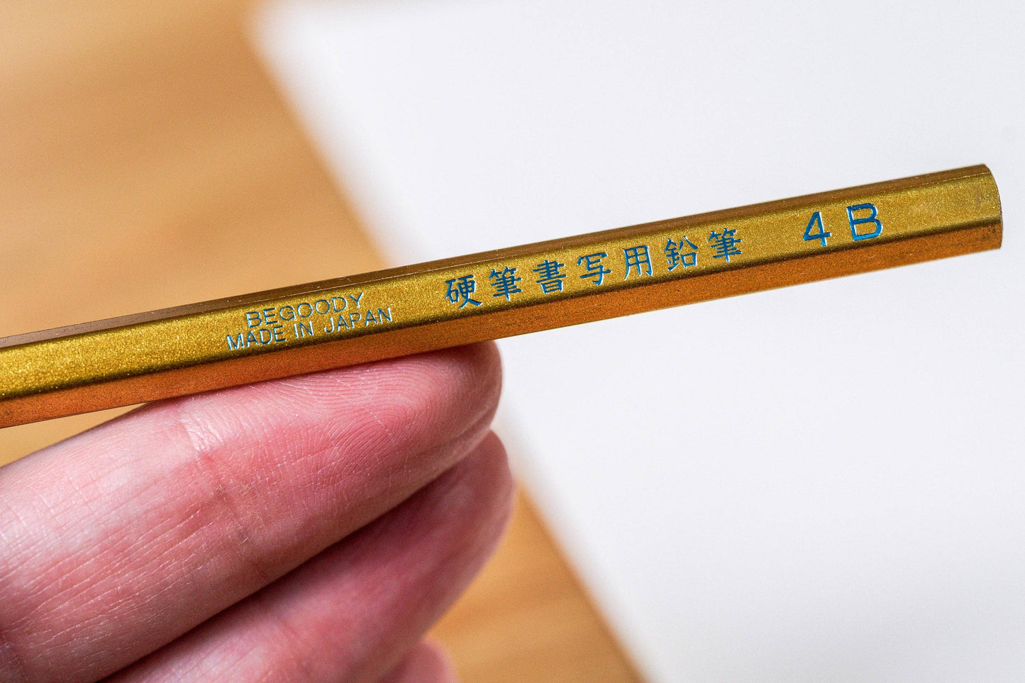Calligraphy Pencil, 4B, Gold (POP Pack of 60)