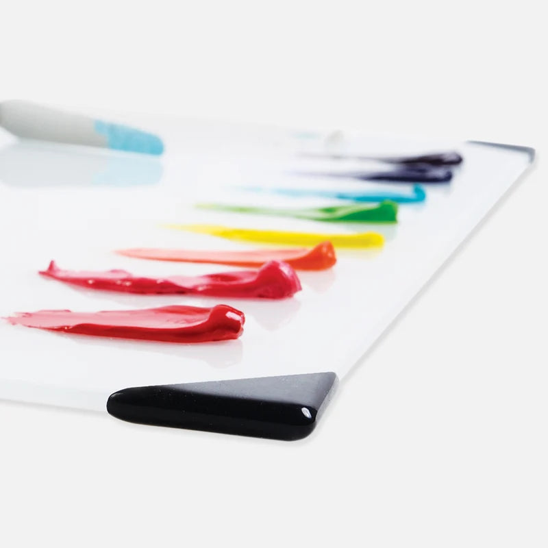 POSH® Glass Palettes, white