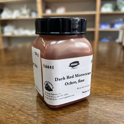 Dark Red Moroccan Ochre, fine